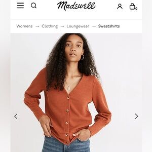 Madewell Ottoman Rib Cardigan